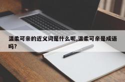 温柔可亲的近义词是什么呢,温柔可亲是成语吗?